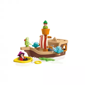 Sada figúrok JUNIOR & Disney pirátska loď z Petra Pana