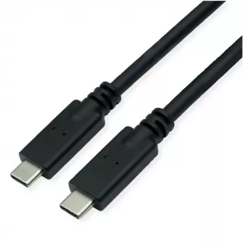ROLINE USB 3.2 Gen 2 kompatibilný kábel C-C ST/ST 10Gbit/s Emark 85W čierna 7 - kábel - digitálny/dátový