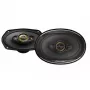 Pioneer TS-A6971F. Typ reproduktora: 4-pásmový, špičkový výkon: 600 W, menovitý výkon: 100 W. Montážna hĺbka: 20,3 cm, veľkosť basového reproduktora (Š x V): 152,4 x 228,6