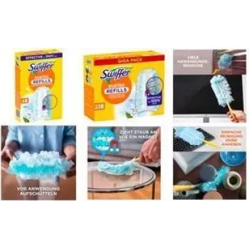 Náhradné mikrovláknové prachové utierky Swiffer 23 kusov na čistenie podláh a povrchov