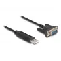 DeLOCK USB 2.0 na sériový RS-232 adaptér 50 cm FTDI čierna