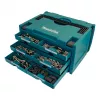 Makita MAKSTOR 3.6 box na drobné diely čierny, modrý