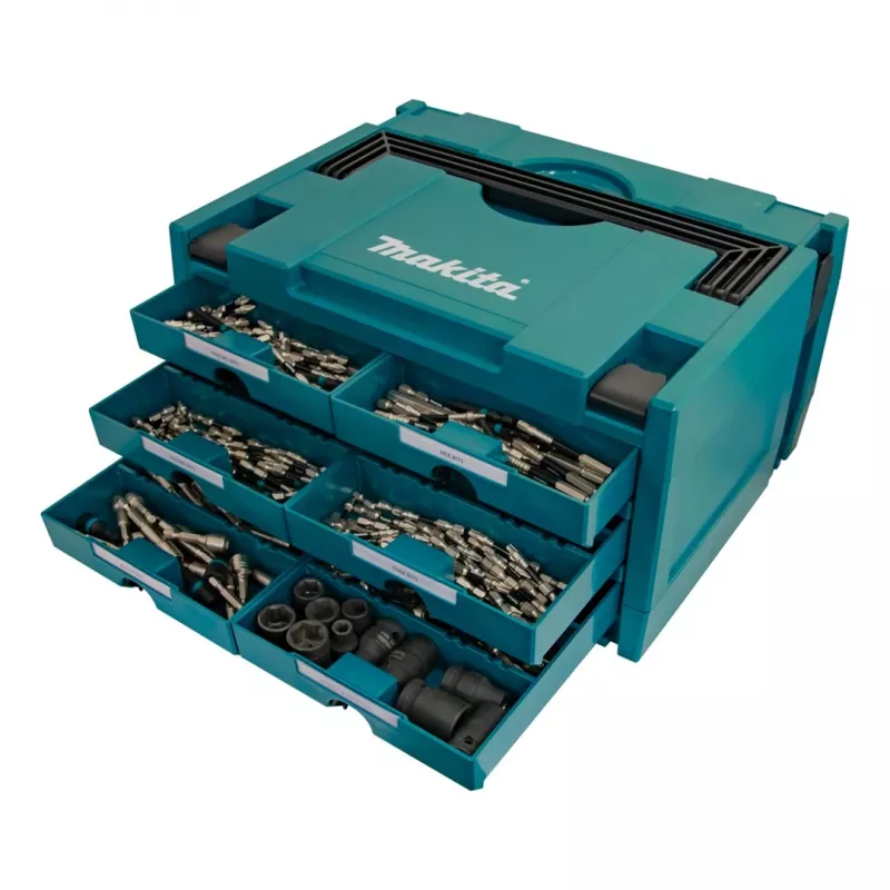Makita MAKSTOR 3.6 box na drobné diely čierny, modrý