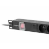 Lanberg PDU-05E-0200-IEC-BK jednotka rozvodu napájania (PDU) 5 AC výstupov 1U čierna