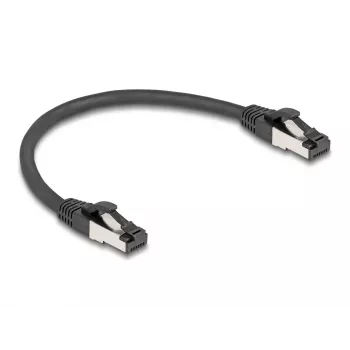 Sieťový kábel DeLOCK 80566 RJ-45 Cat8.1 0,25 m čierny