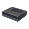 Akyga AK-302-01BL SFF PC skriňa, Micro-ATX / Mini-ITX, USB-C + 2x USB 3.0 + USB 2.0, bez napájacieho zdroja, čierna