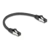 Sieťový kábel DeLOCK 80566 RJ-45 Cat8.1 0,25 m čierny