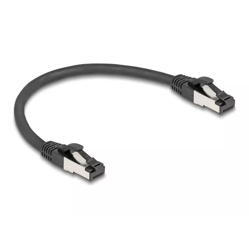 Sieťový kábel DeLOCK 80566 RJ-45 Cat8.1 0,25 m čierny