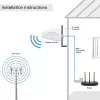 Externá 4G/5G LTE anténa QOLTEC 9 dBi, N konektor samica, 3 m kábel