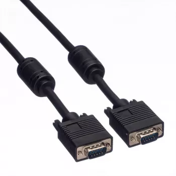 VGA kábel ROLINE HQ 10m M/M s feritom