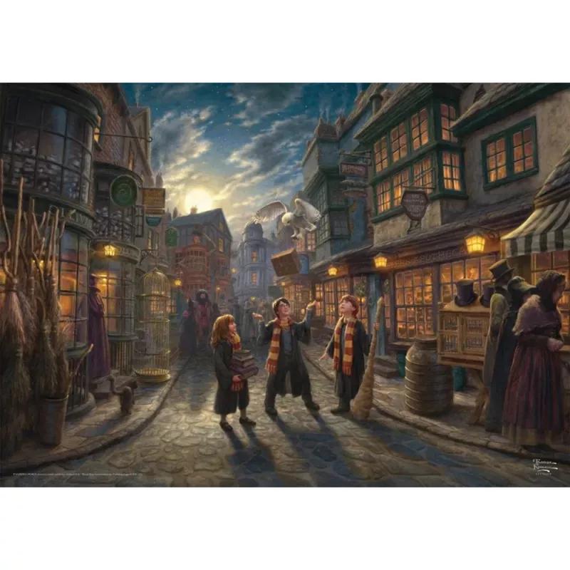 Thomas Kinkade Studios Wizarding World Harry Potter - Diagon Alley, puzzle 1000 dielikov