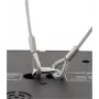 EUROLITE bezpečnostný kábel A 4x1000mm do 15kg čierny (58010344)