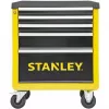 Nástrojový vozík Stanley STST74305-1 s 5 zásuvkami, žltá/čierna, 3 ploché + 2 vysoké zásuvky