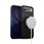Crong MagSafe kompatibilné hybridné ochranné puzdro pre iPhone — Frost čierna (model CRGHFMIP1766ABLK)