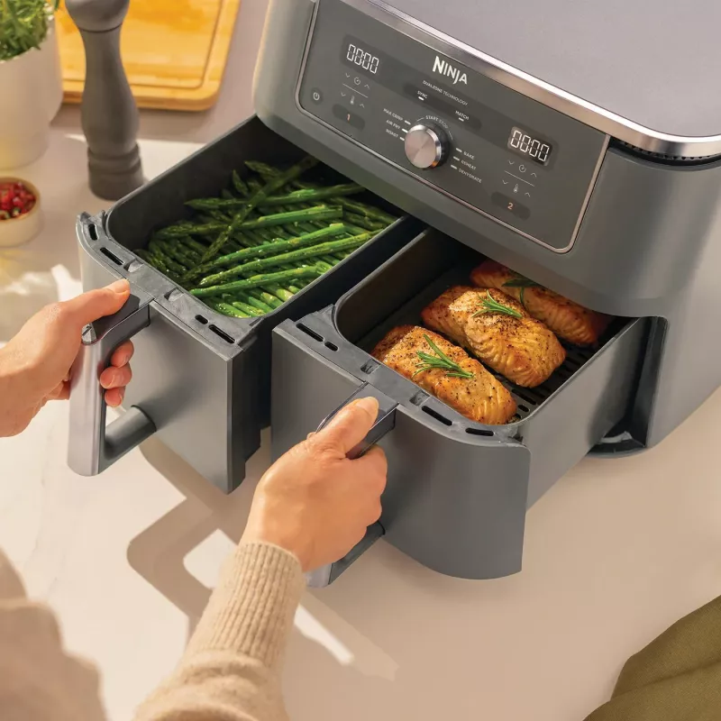 Teplovzdušná fritéza Ninja DZ400EU 9,5 L 2470 W sivá Double
