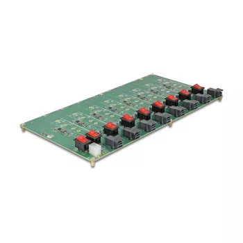 Delock testovacia doska M.2 pre 8x M.2 NVMe Key M SSD, SFF-8643, 61073