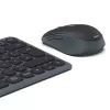 Multi-Device sada klávesnice a myši čierna sivá
