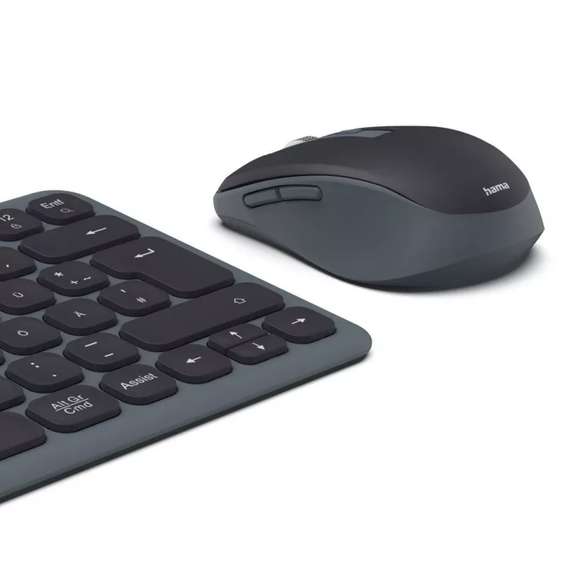 Multi-Device sada klávesnice a myši čierna sivá
