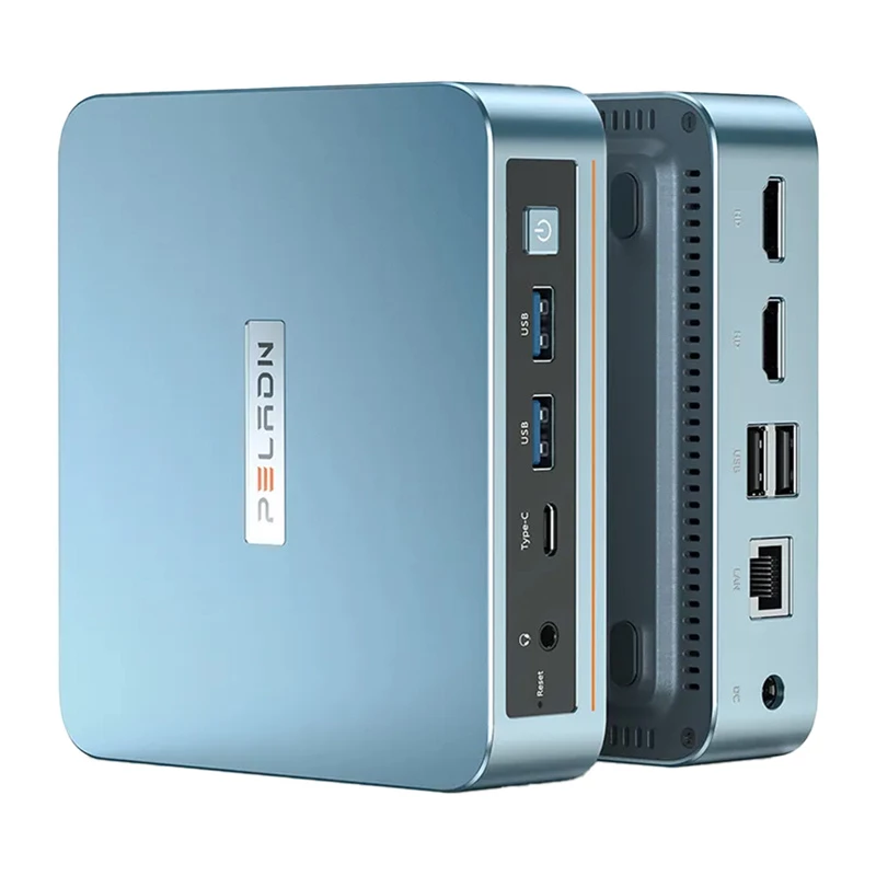 Mini PC Peladn WI-6 N150 — 16 GB RAM, 512 GB SSD, kompaktný desktop