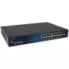 ALLNET 16+2P PoE switch ALL-SG8418PM – 18-portový Gigabit, 16 PoE portov, 2 uplink porty