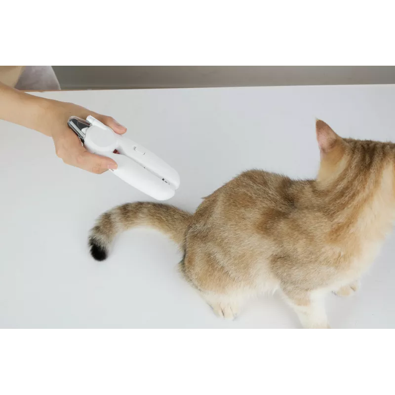 PETKIT PK-N1 nožnice na pazúry zvierat LED gilotínové plastová rukoväť