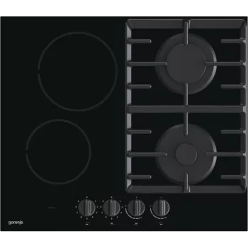 Gorenje GCE691BSC čierna vstavaná 60 cm kombinovaná 4 varné zóny