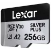 Pamäťová karta microSD 256GB C10 A2 U3 V30 205/150MB/s Silver Plus