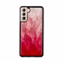 Puzdro na smartphone iKins na Samsung Galaxy S21+ — pink lake s čiernymi akcentmi