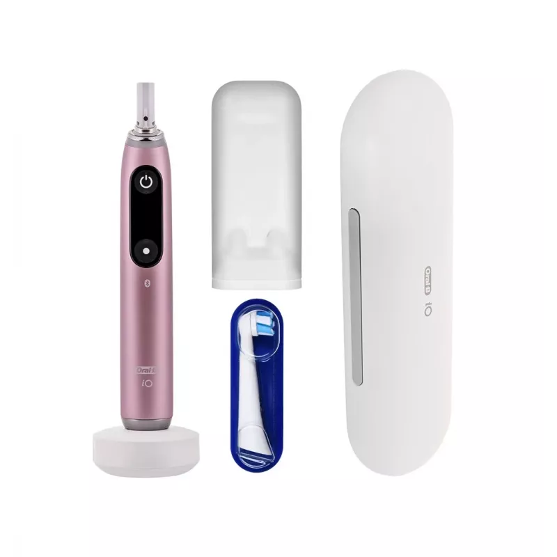 Oral-B iO9 Series 9 elektrická zubná kefka, rosé Quarz