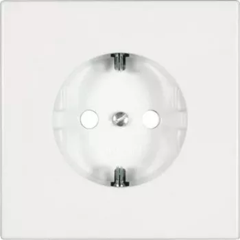 Zásuvka typ F jung LS 1520 WW — 250 V, 16 A, biela, duroplast, 70x70 mm