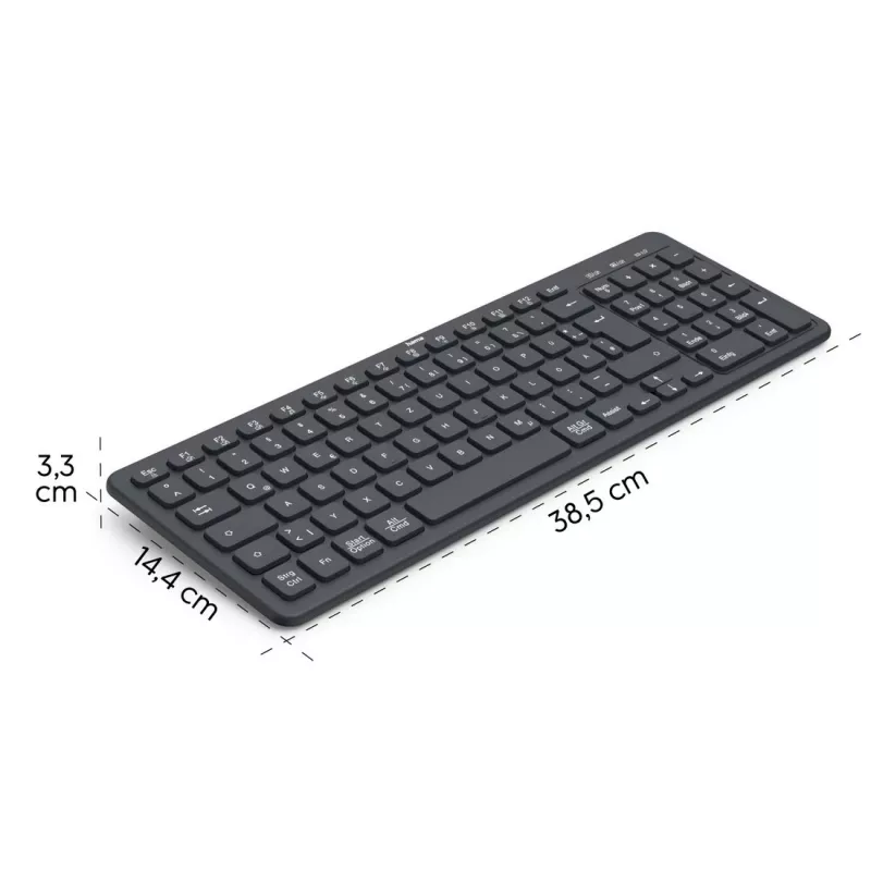 Multi-Device bezdrôtová klávesnica WK-300 čierna