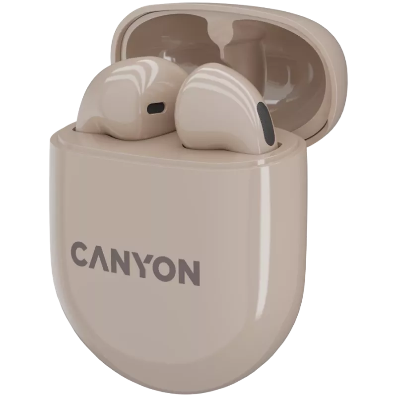 Canyon Bluetooth headset TWS-6 Gaming Mode/BT 5.3 béžový retail (CNS-TWS6BE)