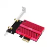 Interná WLAN Bluetooth sieťová karta Cudy WE9300S PCIe, Wi‑Fi 7 (802.11be) tri-band 2.4/5/6 GHz, 5765 Mbit/s, Bluetooth 5.4, externá 2x2 anténa