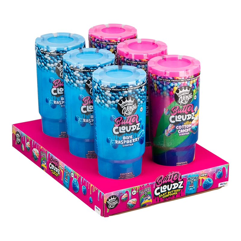 Tumbler WECOOL Butter Cloudz sortiment, miešané farby, balenie 6 ks