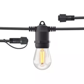 Svetelný reťaz Hombli HBEW-0105 5m 10 lámp teplá biela exteriér