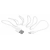 USB kábel SAVIO CL-123 USB 2.0, USB A na Micro-USB B, 1 m, biely