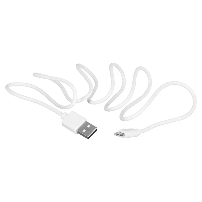 USB kábel SAVIO CL-123 USB 2.0, USB A na Micro-USB B, 1 m, biely