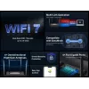 Stolný router MERCUSYS MR25BE EasyMesh Wi‑Fi 7 Dual‑Band 2,4/5 GHz, 3600 Mbit/s, 3× Gigabit-LAN, 4 externé antény