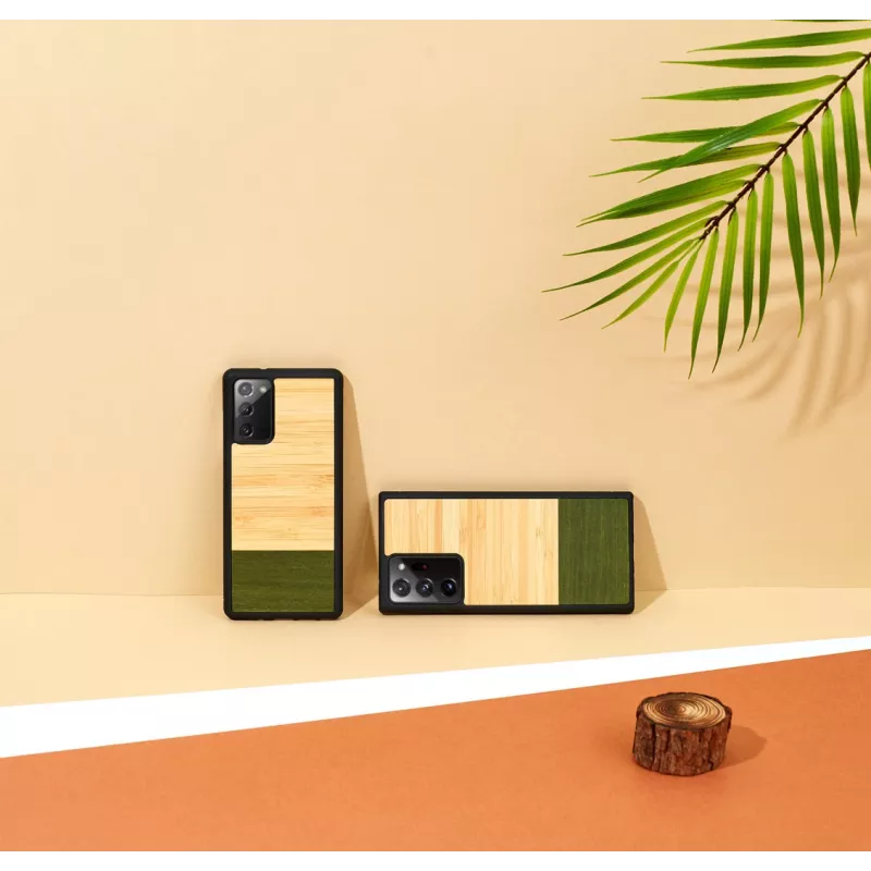 Ochranné puzdro Man and Wood Galaxy Note 20 — bambusový les čierna