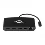 OWC Thunderbolt 3 Mini dokovacia stanica, 5 portov, podporuje dva 4K displeje, Gigabit Ethernet port, integrovaný kábel
