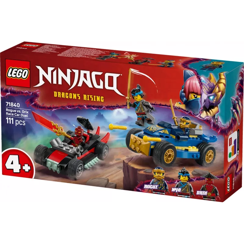 Stavebnica Ninjago 71840 Pretekársky súboj Rogue vs. Drix