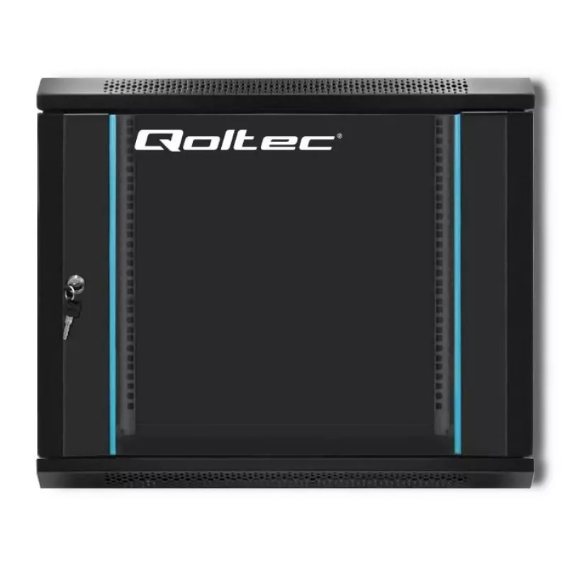 Sieťový rozvádzač QOLTEC 9U model 54466 – otvorený rám 9U serverový/rackový rozvádzač