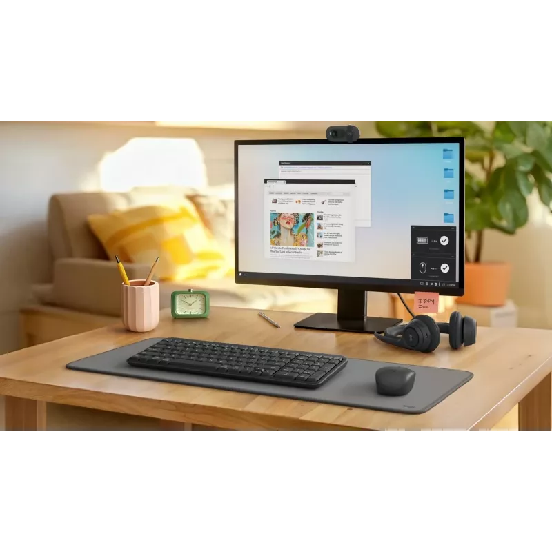 Bezdrôtová súprava klávesnice a myši Logitech MK250 Compact