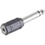 ShiverPeaks BS57001 drôtový spoj 6,3 mm 3,5 mm čierny nerez