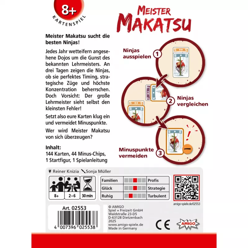 Meister Makatsu, kartová hra