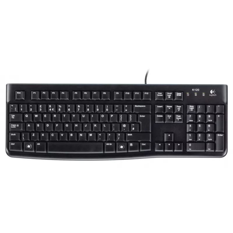 Klávesnica Logitech K120 káblová klávesnica
