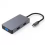 Adaptér USB Type-C - 2x HDMI, 1x VGA, 1x USB Type-A, 1x USB Type-C PD60W