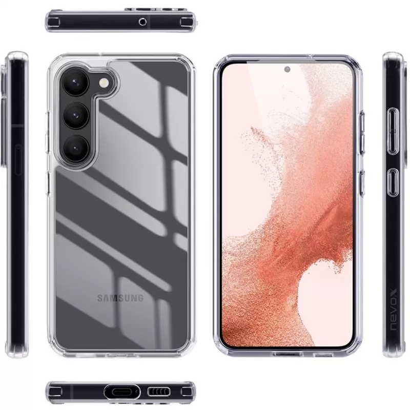StyleShell SHOCKFlex (transparentné, Samsung Galaxy S23+)