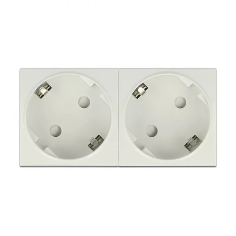Delock 81325 Easy 45 zásuvka Schuko, usporiadanie 45°, 2-násobne rozšíriteľná, 45 x 45 mm (5 ks)