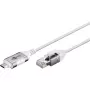 Goobay Ethernet kábel USB-C 3.1 na RJ45 tenký 1 m – prepája router, modem (74385)